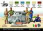 Preview: Colour Set "Italian Uniforms, Desert"