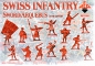 Preview: Schweizer Infanterie, Schwert und Arquebusen, 16. Jahrhundert, 1:72