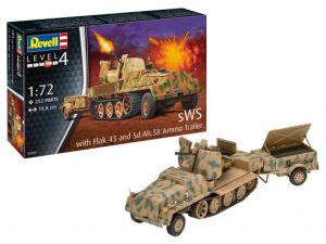 sWs m.Flak 43 m. Sd.Ah58 Anhänger, 1:72