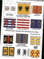 Dritter Kreuzzug 1189-1191 Flags of the Leaders
