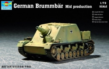 Sturmmörser Brummbär, mittlere Ausführung, 1:72