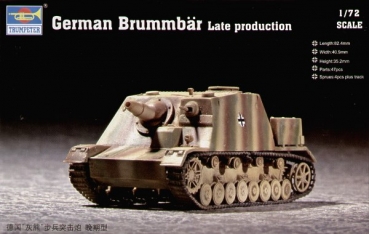 Sturmmörser Brummbär, späte Ausführung, 1:72