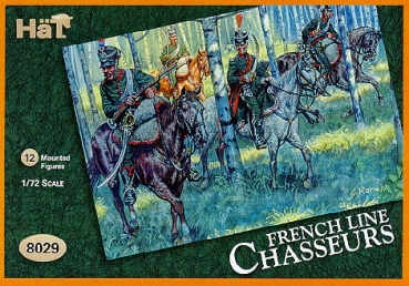 Französische Chasseurs zu Pferd, 1:72