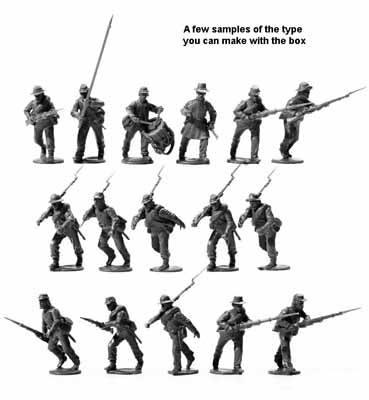 Amerikanischer Bürgerkrieg, Konföderierte Infanterie