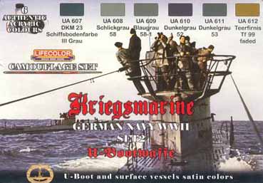 Color Set German Kriegsmarine