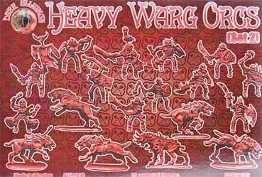 Orks - Schwere Warg-Reiter (Set 2), 1:72