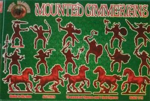 Cimmerians, Set 3, mounted, 1:72