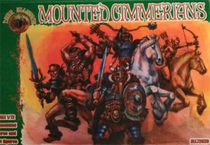 Cimmerians, Set 3, mounted, 1:72