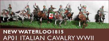 Italienische Kavallerie 2.Weltkrieg