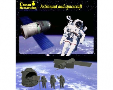 Astronaut und Raumschiff, 1:72