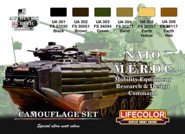 Camouflage Set "NATO M.E.R.D.C."