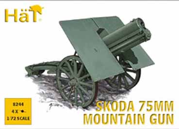 Österreichisches Skoda 75mm Gebirgsgeschütz (WK1)