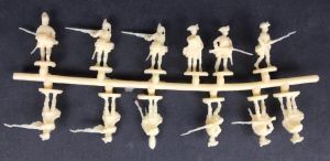Austrian Infantry 7 years war, fighting, 1:72