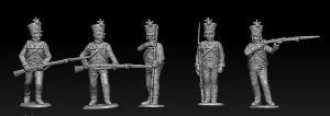 Ungarische Infanterie, Napoleonisch, kämpfend 1:72