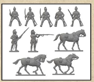 Amerikanische Kavallerie, Amerikanischer Unabhängikeitskrieg, 1:72