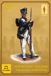 Russische Infanterie, marschierend, napoleonische Epoche,1:72