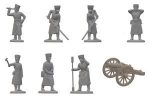 Preview: Russische Fußartillerie, 1808, napoleonische Epoche,1:72