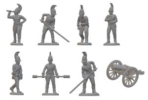 Preview: Russische berittene Artillerie, 1812, napoleonische Epoche,1:72