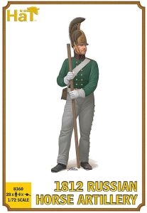 Russische berittene Artillerie, 1812, napoleonische Epoche,1:72