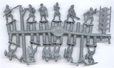 Russian Medieval Peasants in Winterdress, 1:72