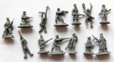 Russische Partisanen in Sommerbekleidung (2.Weltkrieg), 1:72