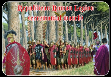 Römische republikanische  Legion, zeremonieller Marsch, 1:72