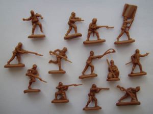 Japanische IJA infantry, angreifend, 2. Weltkrieg, 1:72