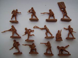 Japanische IJA infantry, angreifend, 2. Weltkrieg, 1:72