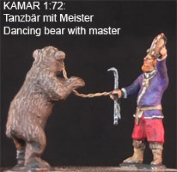 Tanzbär mit Meister, 1:72