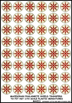 Macedonian Phalanx ( 48 Shield Decals)