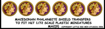 Macedonian Phalanx (48 Shield Decals)