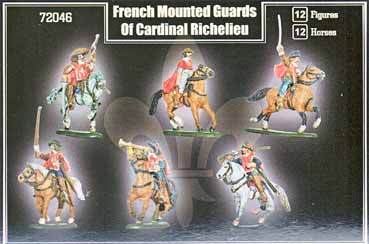 Französische berittene Garde des Kardinal Richelieu, 1:72