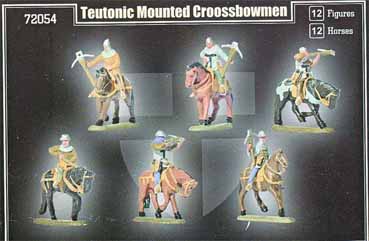 Teutonic mounted Crossbowmen XV century, 1:72