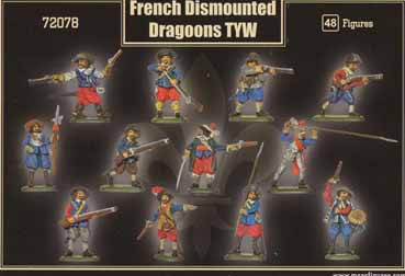 Französische Dragoner, abgesessen (30jähriger Krieg), 1:72