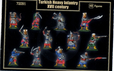 Türkische schwere Infanterie, 17. Jahrhundert, 1:72