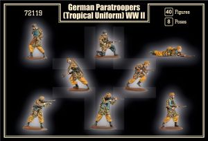 German Paratroopers(tropical uniform), 1:72