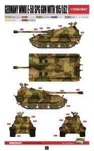 E-50 Waffenträger mit 105/L62 Kanone, 1:72