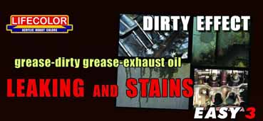"Easy 3" Leaking and Stains "Schmierfett und Öleffekte"
