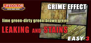 "Easy 3" Leaking and Stains "Witterungs Effekte"