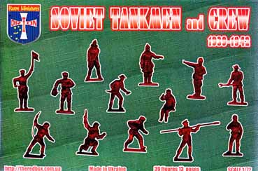 Sowjetische Panzerfahrer, 1939 - 1942, 1:72
