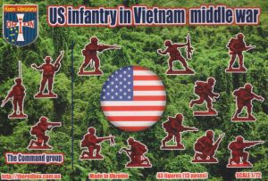 US Infantry, Vietnam War, (Set 2) 1:72