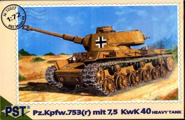 Pz.Kpfw.753 (r) with 7,5 KwK40, 1:72