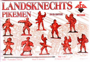 Landsknecht Pikeniere, 16. Jahrhundert, 1:72