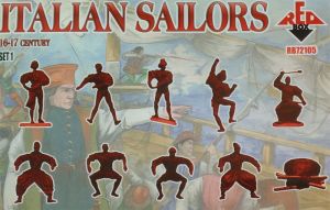 Italian Sailors, 16th century, Set 1, 1:72