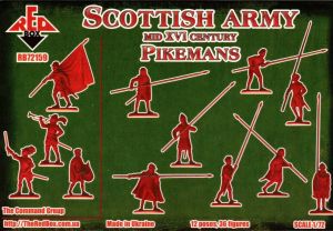 Scottish Pikemen, 16th century, Tudor period, 1:72