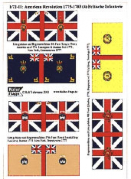 AWI/American Revolution 1775-1783 (4) British infantry