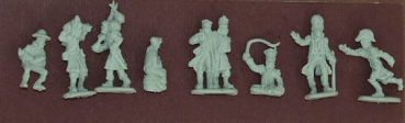 Französischer Tross auf Schlitten Set 2, Rückzug von Moskau, 1:72