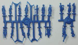 Französische Linieninfanterie, angetreten, 1:72