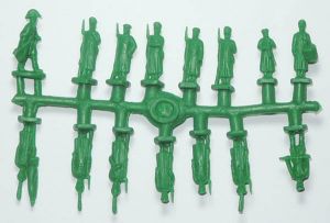 Russische Infanterie, im Mantel, angetreten, 1:72