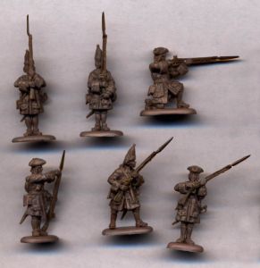 British infantry, firing line, War of the Spanish Succession 1701-1714, 1:72